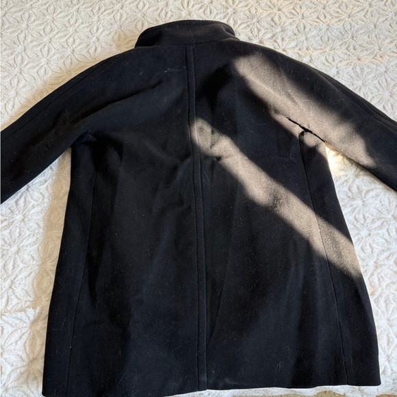 J. Crew Black Wool City Coat 14 - Picture 6 of 6